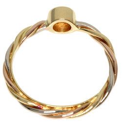 Cartier Twist Ring 1P Diamond K18 Yellow Gold K18WG K18PG Ladies