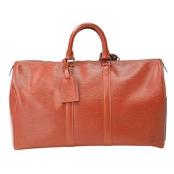 Louis Vuitton Boston Bag Epi Keepall 45 Leather M42973 Kenyan Brown LV
