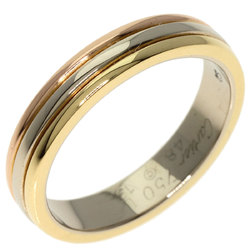 Cartier Three Color #48 Ring, K18 Yellow Gold, K18WG, K18PG, Women's