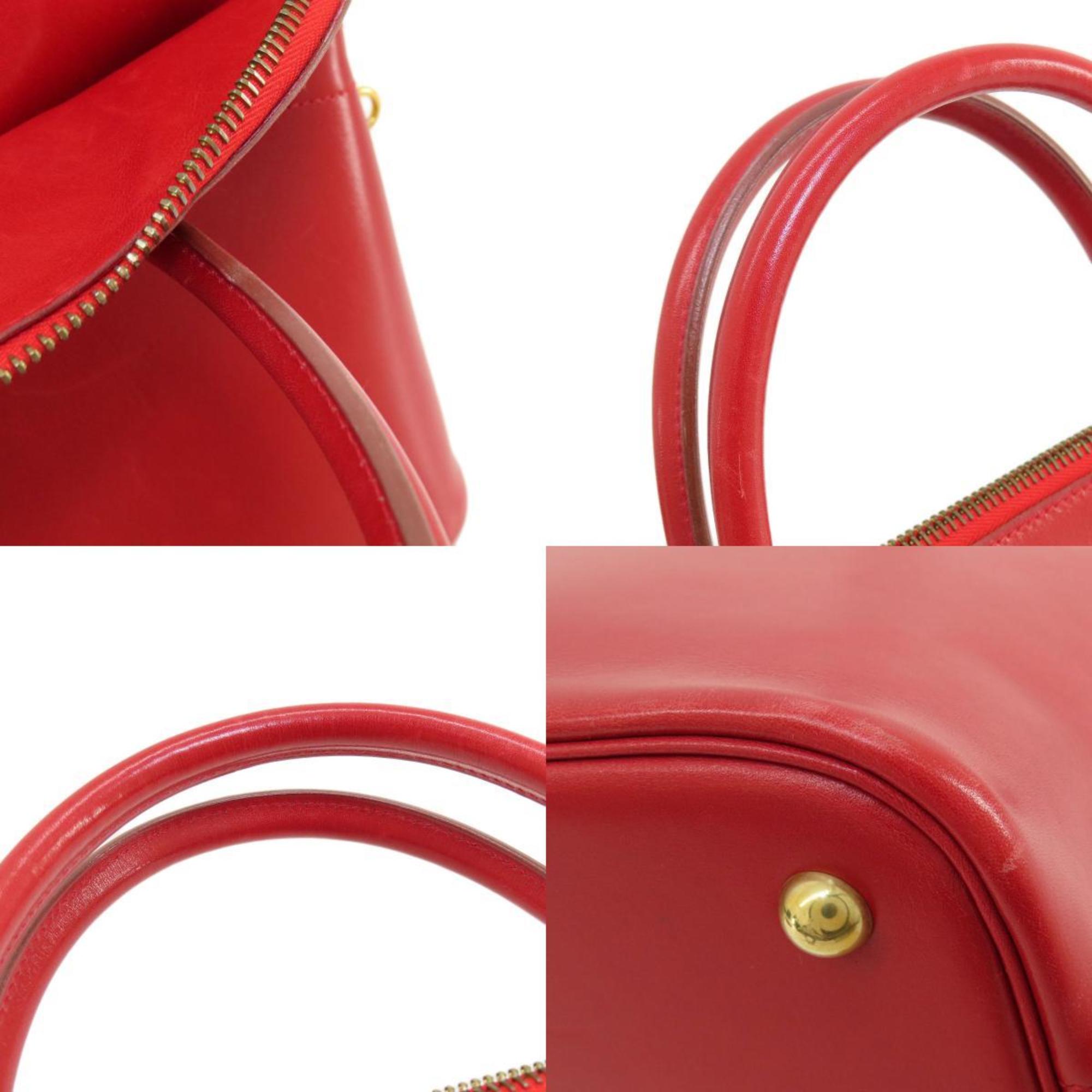 Hermes Bolide 31 Rouge vif handbag box calf leather for women