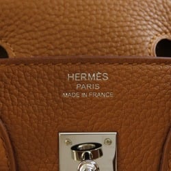 Hermes Birkin Officier Gold Handbag Togo Women's