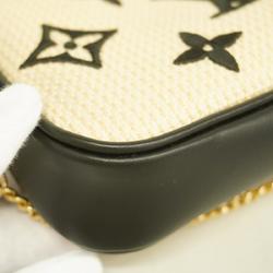 Louis Vuitton Pouch LV By The Pool Pochette Accessoires M80732 Beige Black Women's