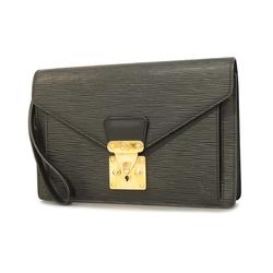 Louis Vuitton Clutch Bag Epi Pochette Serie Dragonne M52612 Noir Men's Women's