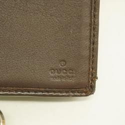 Gucci Long Wallet Guccissima 233024 Leather Brown Men's Women's