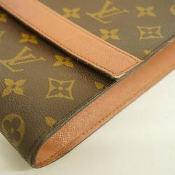 Louis Vuitton Clutch Bag Monogram Porto Envelope M51801 Brown Men's Women's