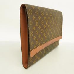 Louis Vuitton Clutch Bag Monogram Porto Envelope M51801 Brown Men's Women's