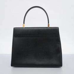 Salvatore Ferragamo Handbag Gancini Leather Black Women's