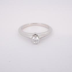 Tiffany Ring Solitaire 1PD Diamond Pt950 Platinum Ladies