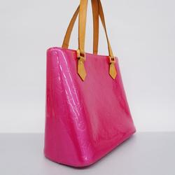 Louis Vuitton Tote Bag Vernis Houston M91219 Fuchsia Pink Ladies