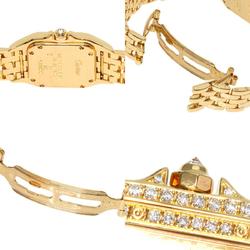 Cartier Panthere SM Diamond Watch K18 Yellow Gold K18YG Ladies