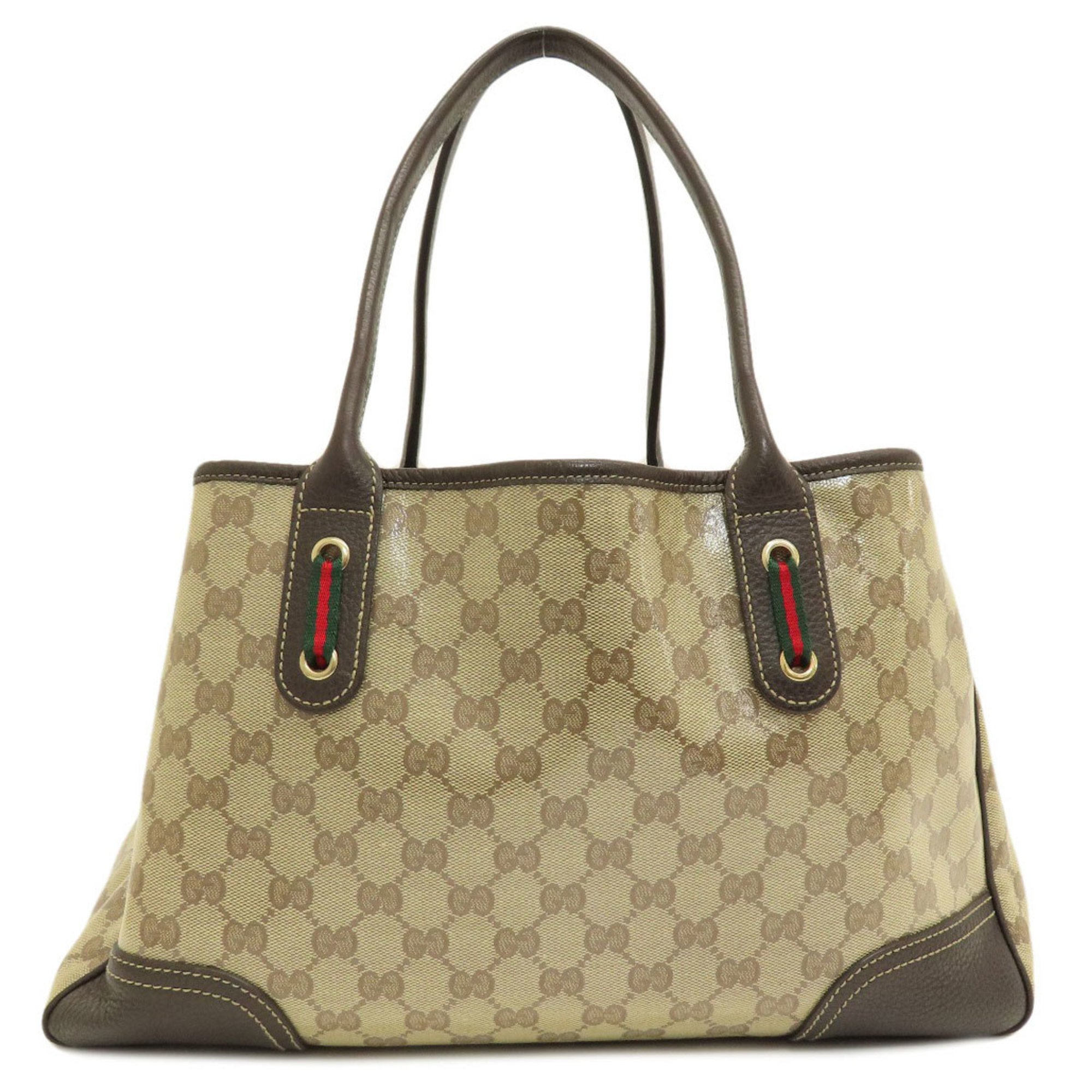 Gucci 293592 Outlet GG Crystal Tote Bag Coated Canvas Women's