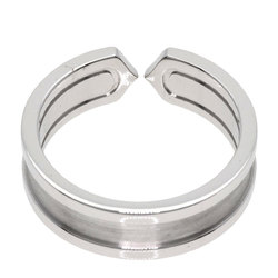 Cartier C2 Ring #59 K18 White Gold Women's