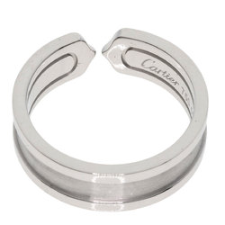 Cartier C2 Ring #57 Ring, K18 White Gold, Women's