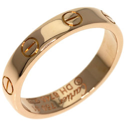 Cartier Love Ring #51 Ring, K18 Pink Gold, Women's