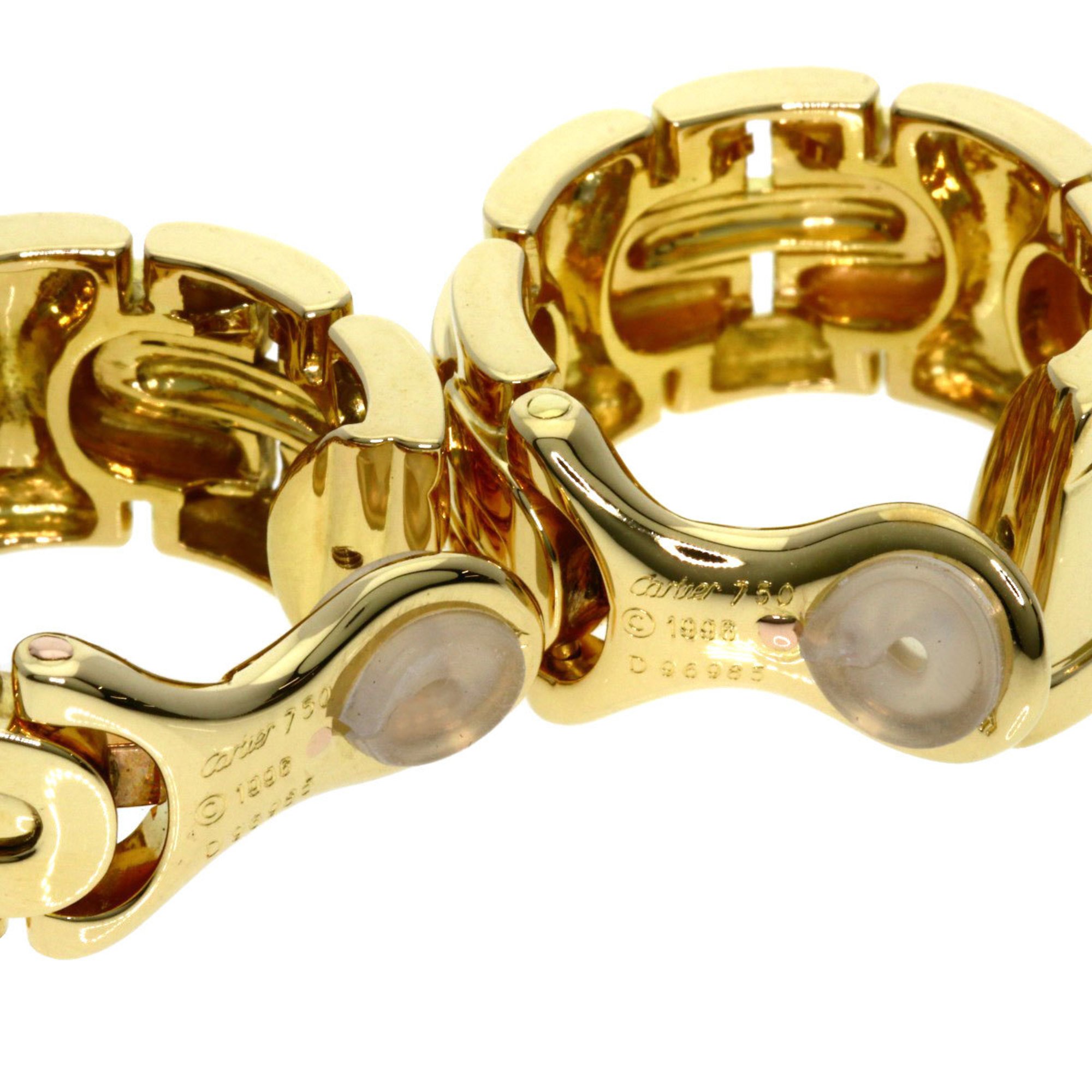 Cartier Panthere Art Deco Earrings, 18K Yellow Gold, Women's
