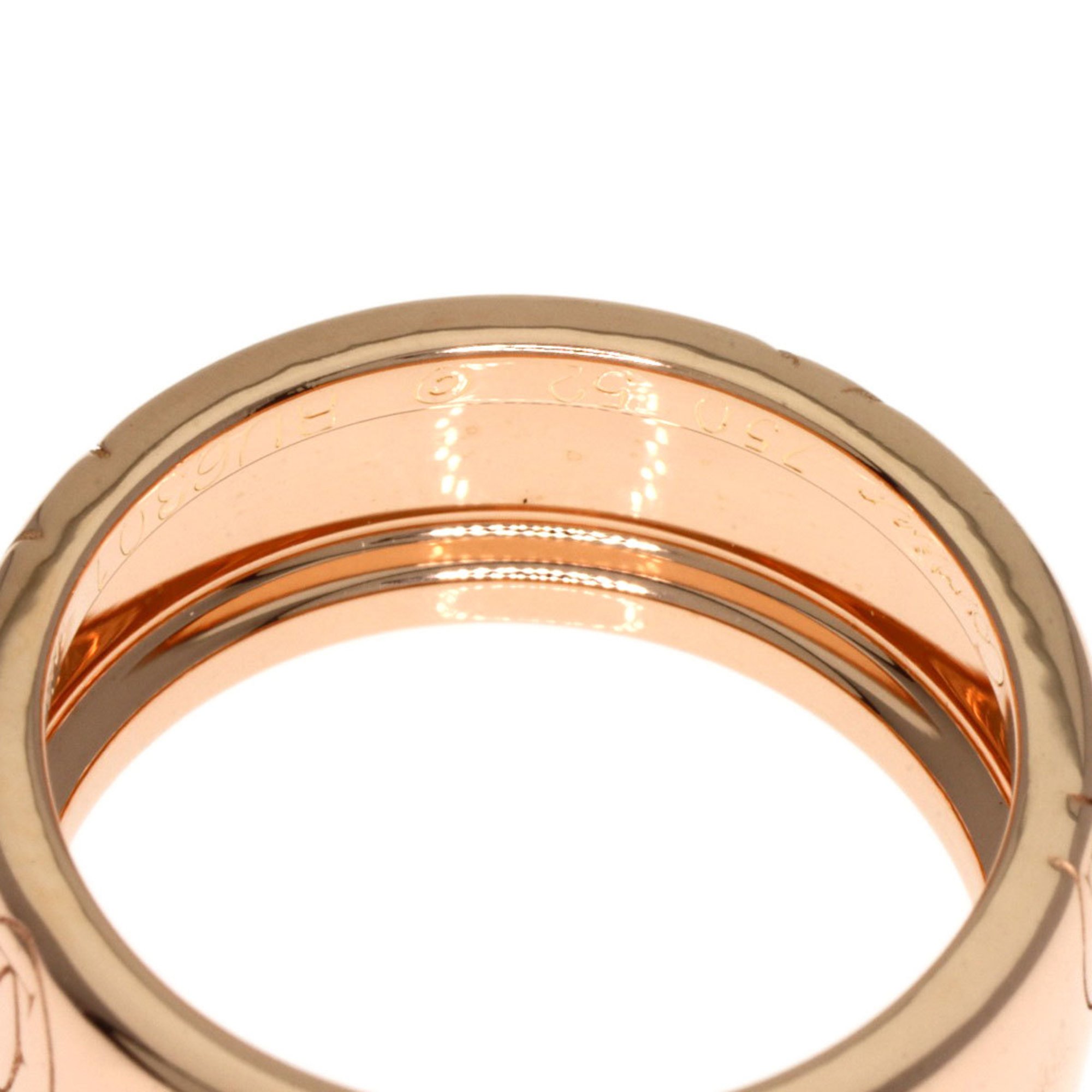 Cartier Happy Birthday #52 Ring, K18 Pink Gold, Women's