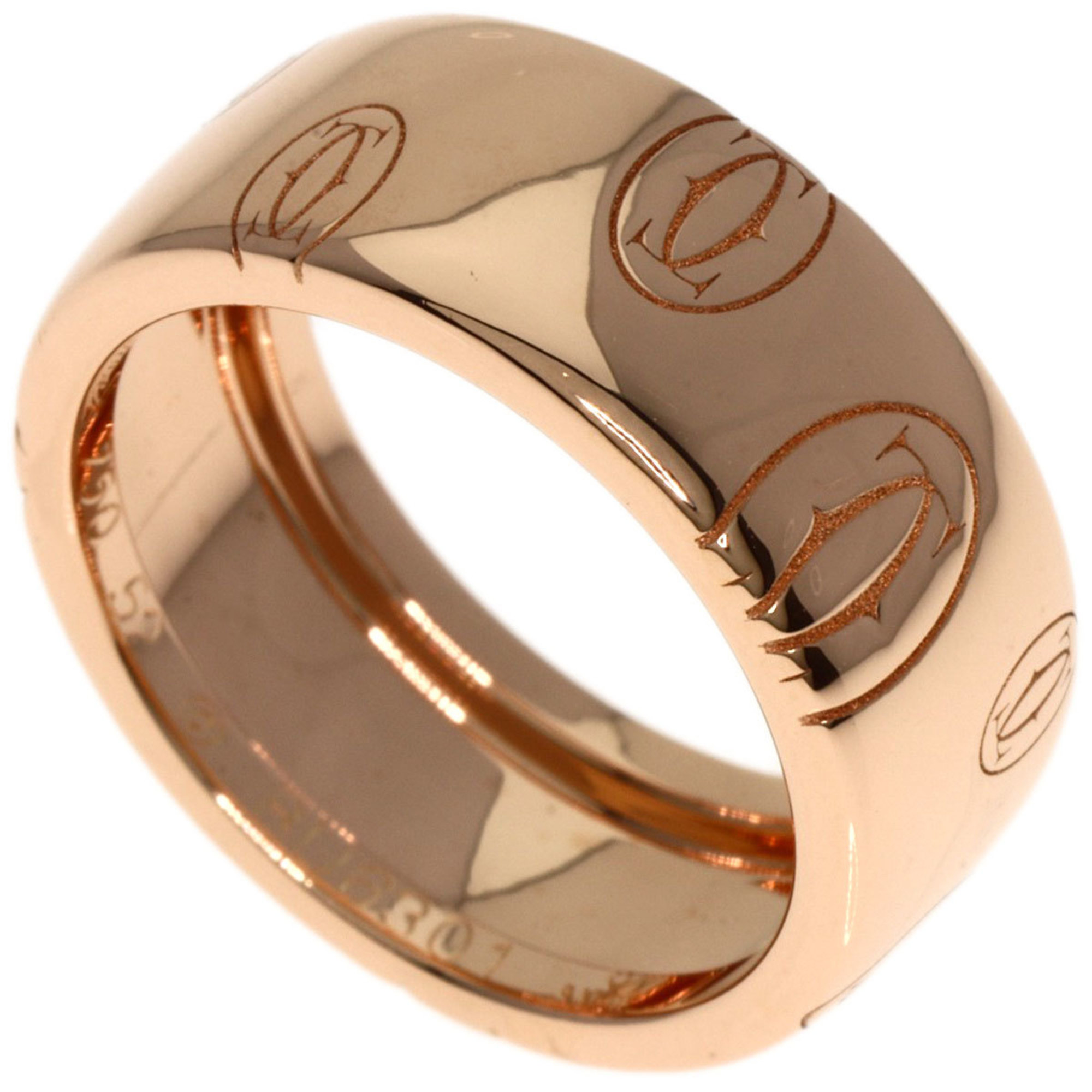 Cartier Happy Birthday #52 Ring, K18 Pink Gold, Women's