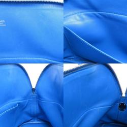 Hermes Bolide 31 Blue Handbag Taurillon Women's