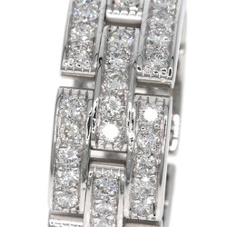 Cartier Maillon Panthere Full Diamond Ring, 18K White Gold, Women's