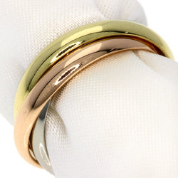 Cartier Trinity SM #49 Ring, K18 Yellow Gold, K18WG, K18PG, Women's