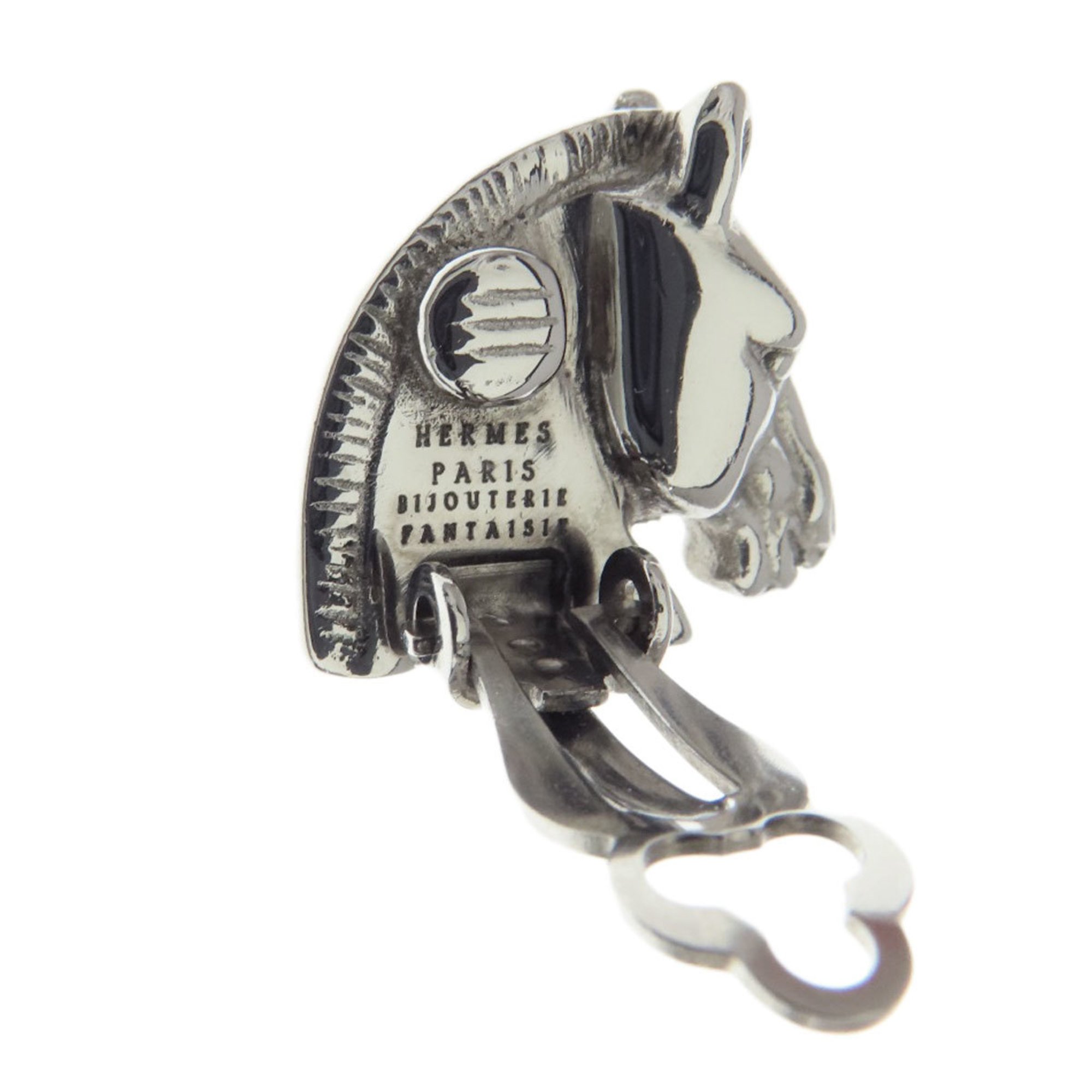 Hermes Horse Motif Earrings for Women