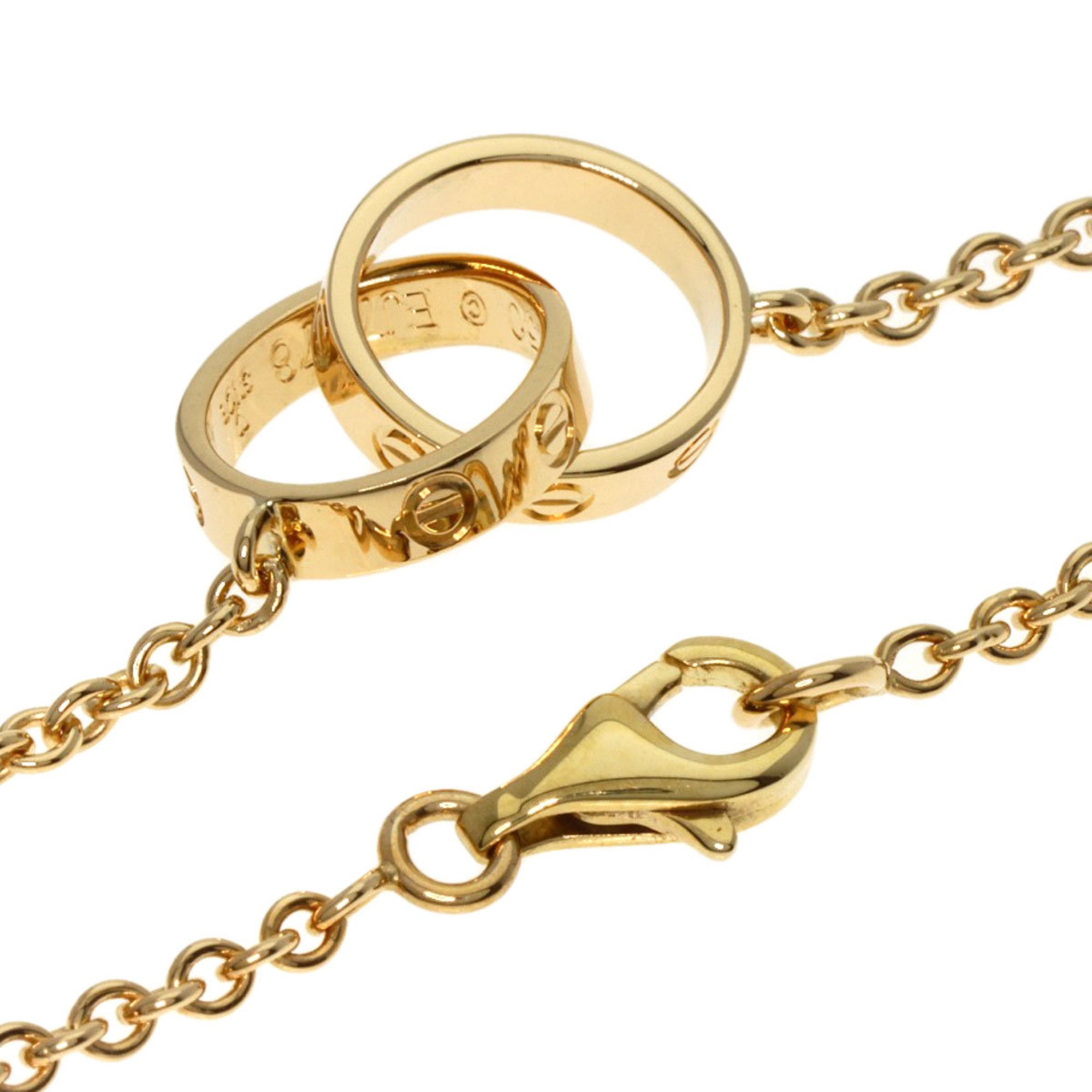 Cartier Baby Love Necklace K18 Yellow Gold for Women