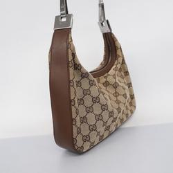 Gucci Shoulder Bag GG Canvas 001 3812 Brown Women's