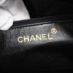 Chanel Shoulder Bag Matelasse Lambskin Black Women's