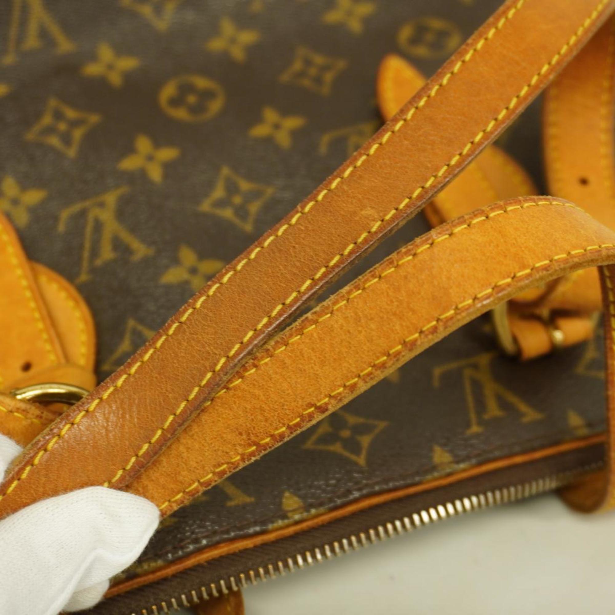 Louis Vuitton Shoulder Bag Monogram Popincourt M40007 Brown Ladies