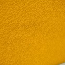 Hermes handbag Birkin 30 C stamp Togo Jaune Ambre ladies