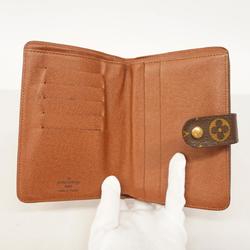 Louis Vuitton Wallet Monogram Porte Papier Zip M61207 Brown Men's Women's