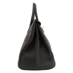 Hermes Birkin 35 Black Handbag Togo Women's