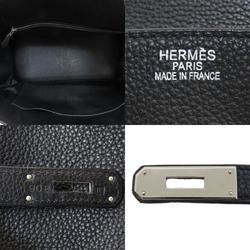 Hermes Birkin 35 Black Handbag Togo Women's