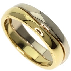 Cartier Love Mille Ring #49 Ring, K18 Yellow Gold, K18WG, Women's