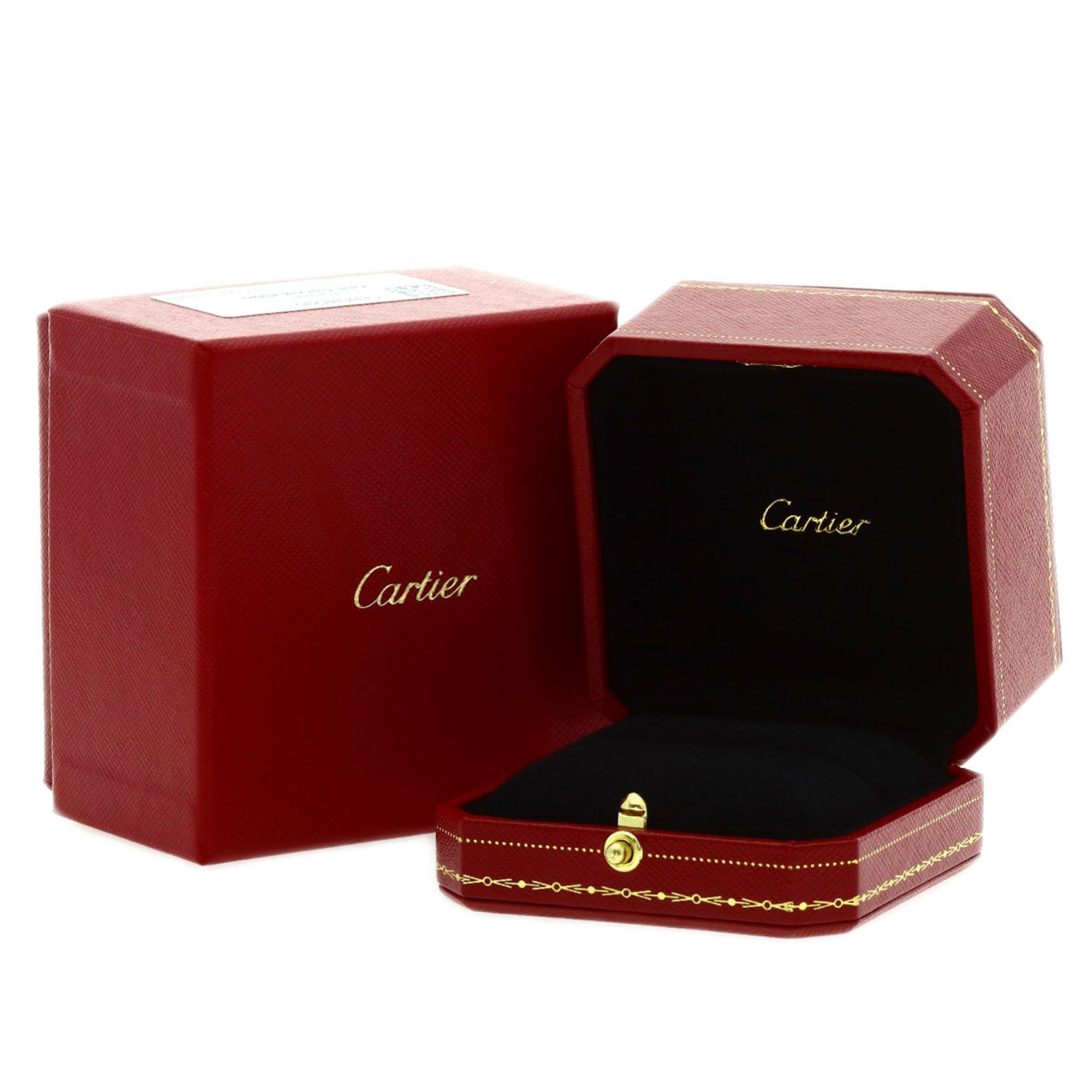 Cartier Juste un Clou Small #48 Ring, K18 White Gold, Women's