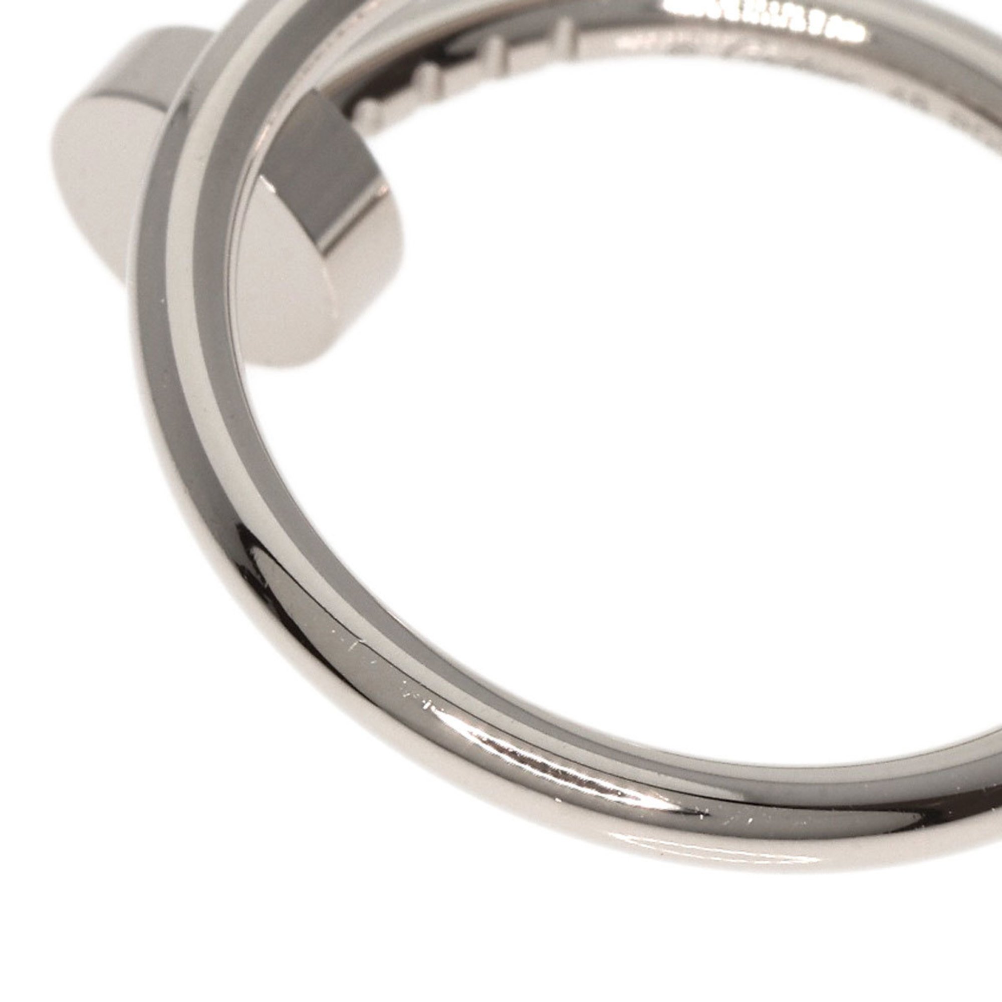 Cartier Juste un Clou Small #48 Ring, K18 White Gold, Women's