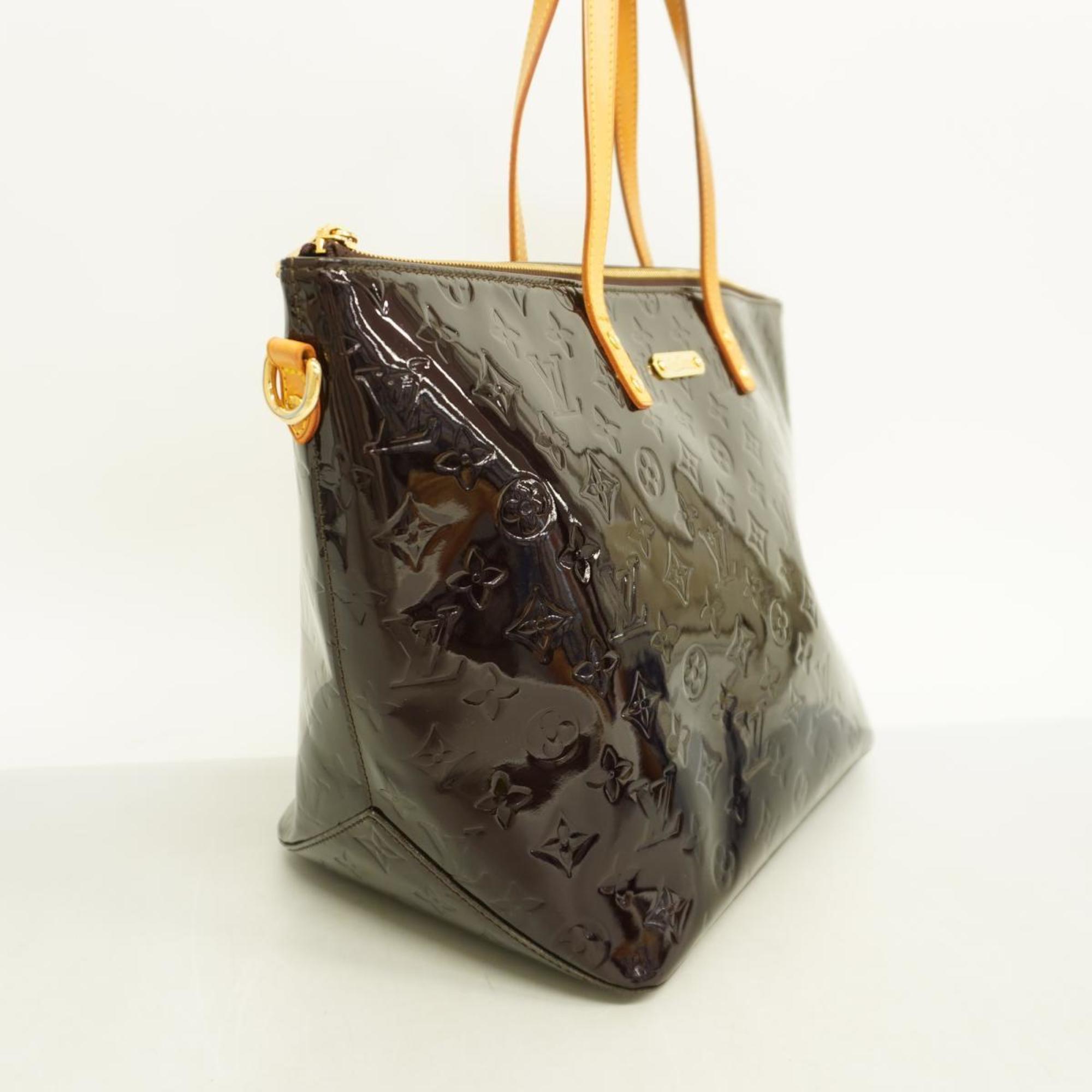 Louis Vuitton Tote Bag Vernis Bellevue PM M93585 Amarante Ladies