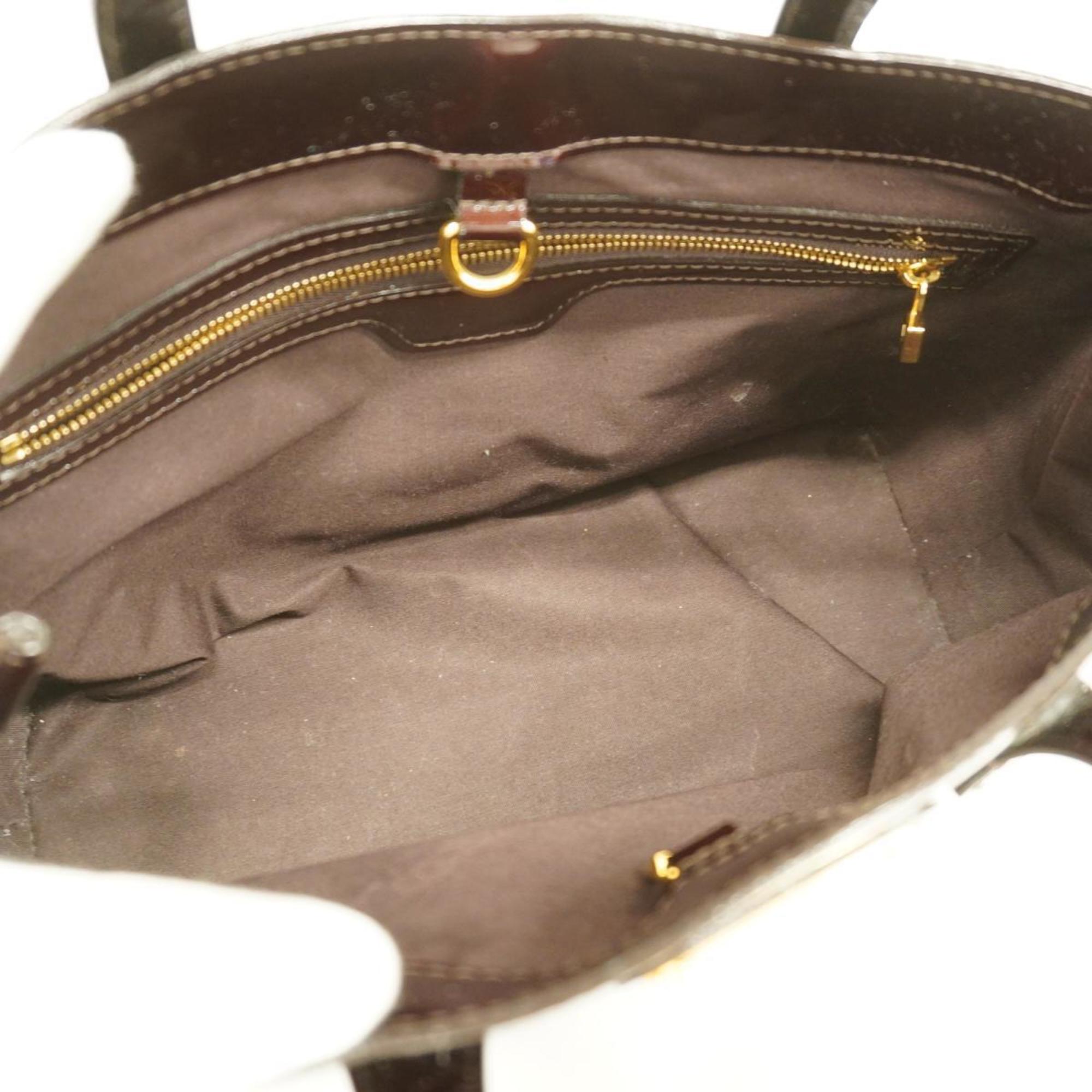 Louis Vuitton Handbag Vernis Wilshire PM M93641 Amaranth Women's