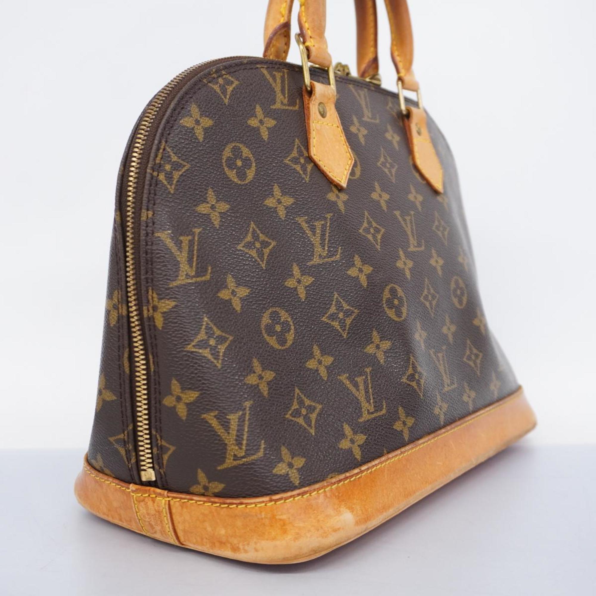 Louis Vuitton handbag Monogram Alma M51130 Brown ladies