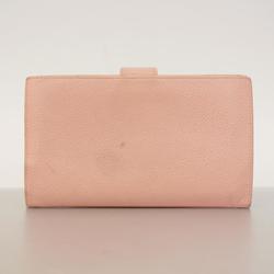 Chanel long wallet caviar skin pink ladies