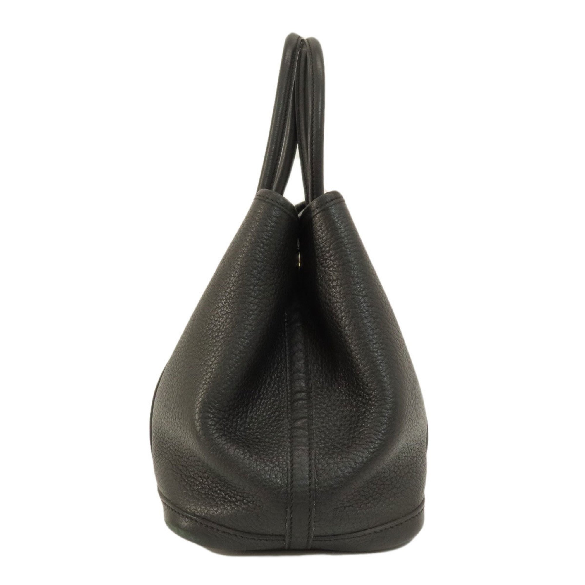 Hermes Garden TPM Black Negonda Handbag for Women