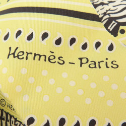 Hermes Twilly Zebra Motif Silk Scarf for Women