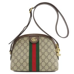 Gucci 499621 GG Sherry Line Shoulder Bag Leather Women's