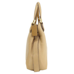 Coach 29473 Tote Bag Leather Canvas Women's