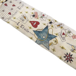Christian Dior motif muffler, scarf, silk for women