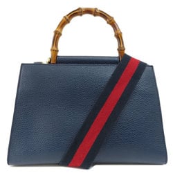Gucci 459076 Bamboo handbag in calf leather for women