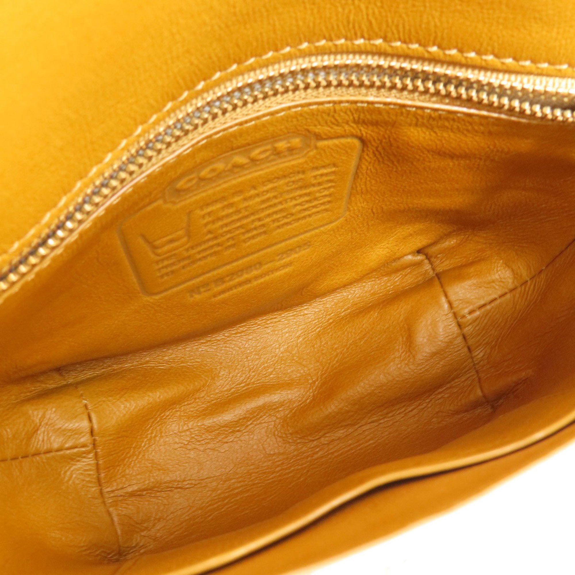Coach 2905 Design Long Shoulder Bag Leather Women's