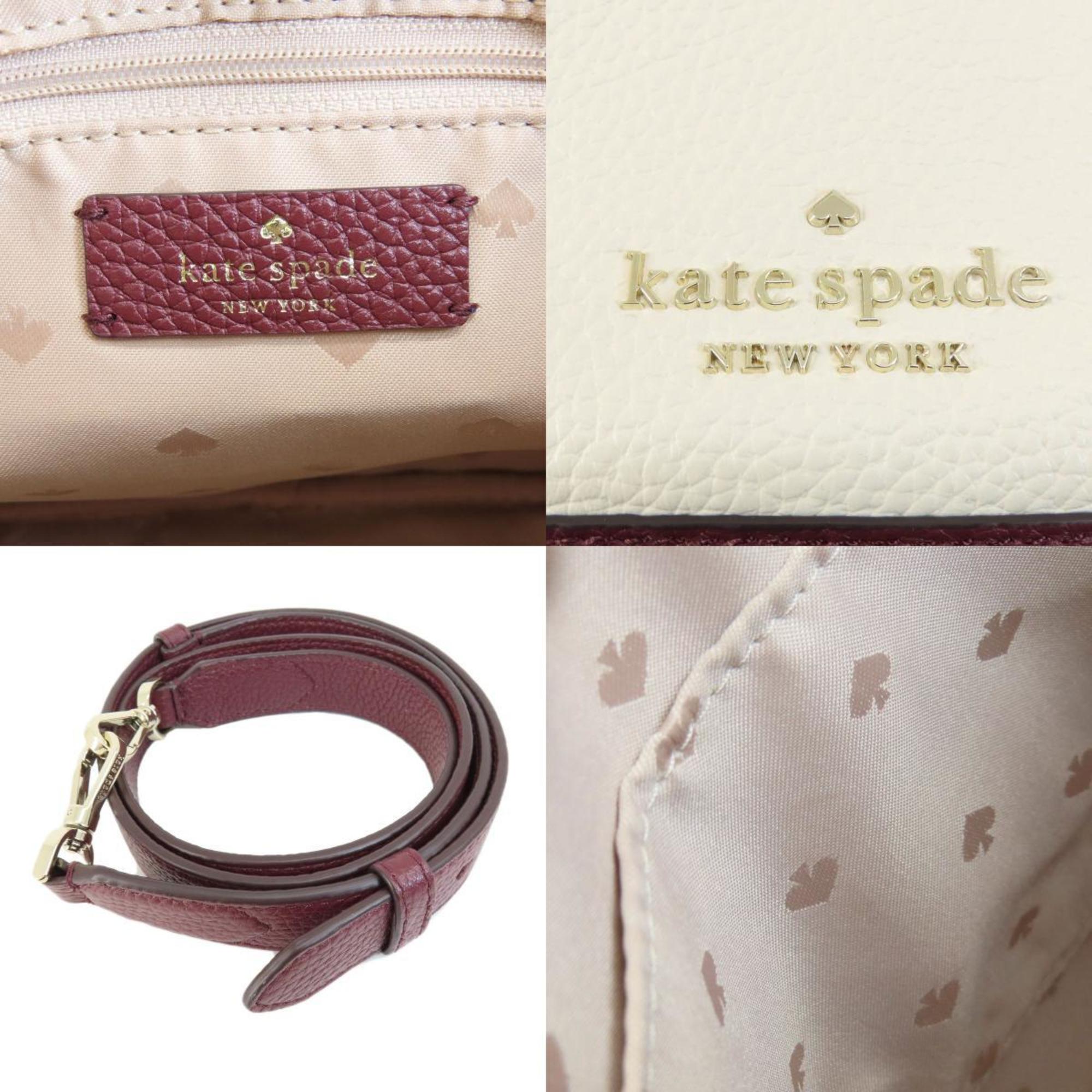Kate Spade metal fittings handbag leather ladies