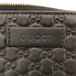 Gucci Micro GG Wallet/Coin Case Leather Women's