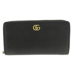 Gucci 456117 GG Marmont Long Wallet Calfskin Women's